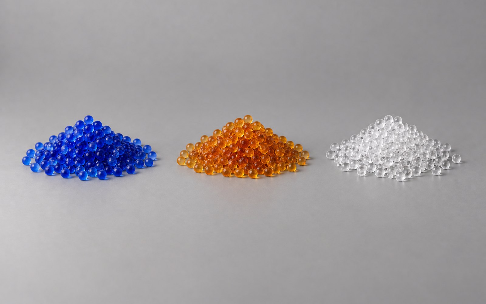 Blue vs orange vs white silica gel