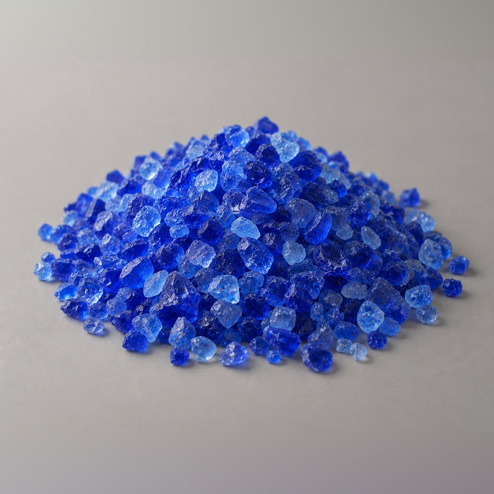 Blue Silica Gel — Self-indicating desiccant