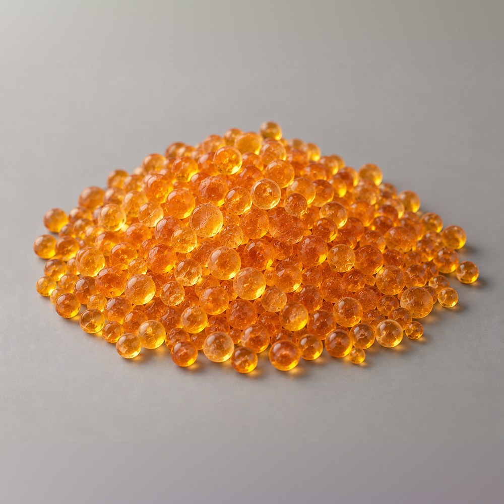 Orange Silica Gel — Cobalt-free self-indicating desiccant