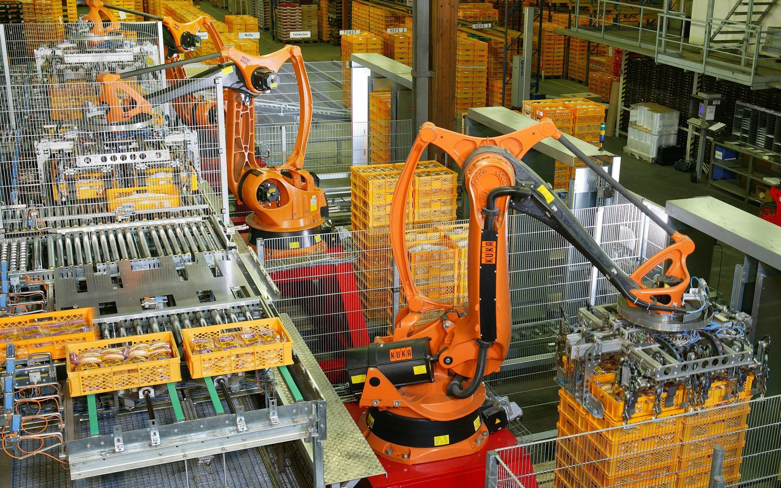 Industrial manufacturing floor